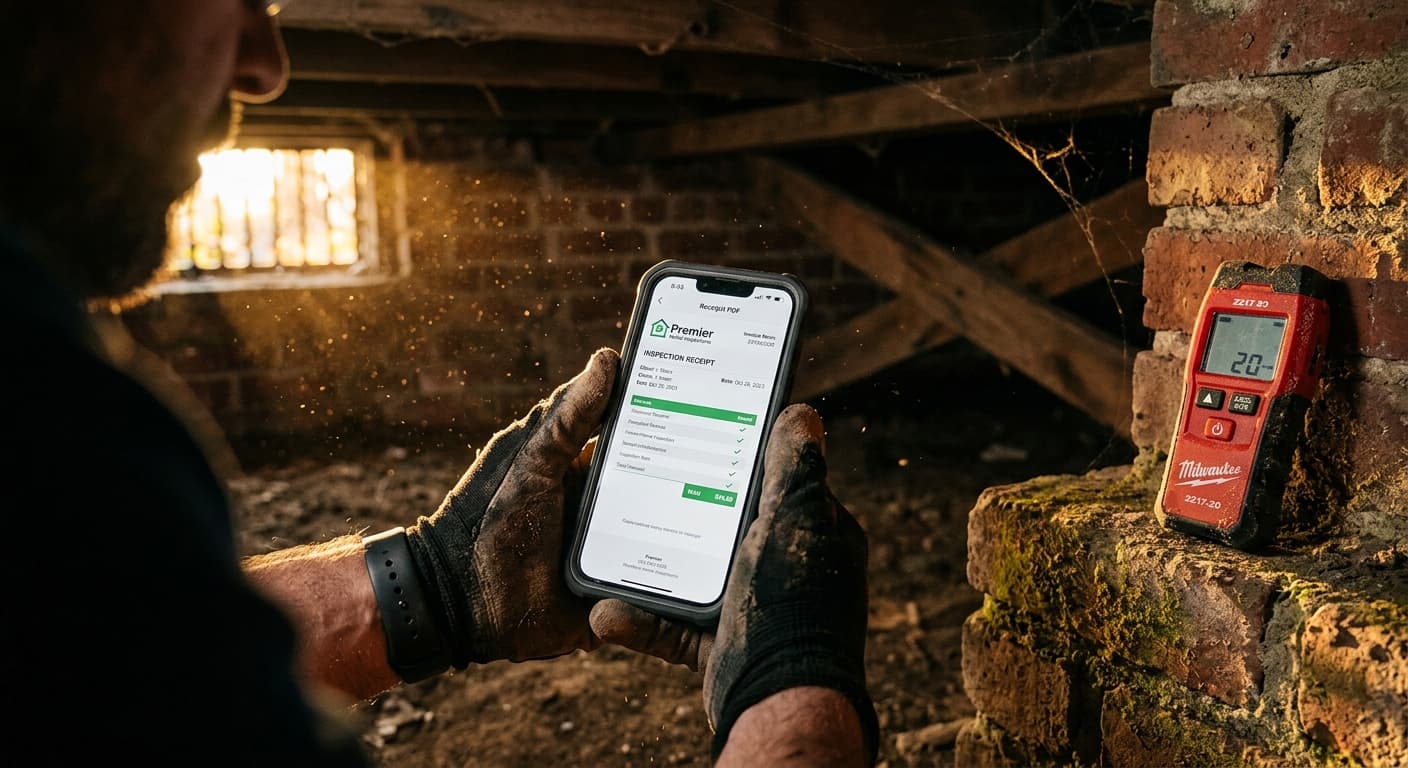 Home Inspector Cash Receipt | Issue Instant Proof of Payment On-Site | Home Inspection