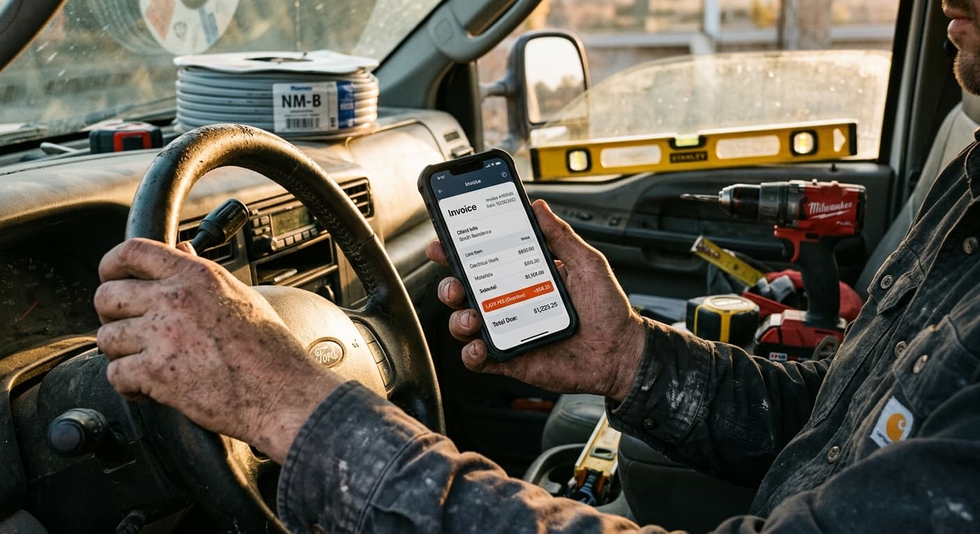 Late Fee Calculator | Stop Chasing Overdue Payments | For Electricians