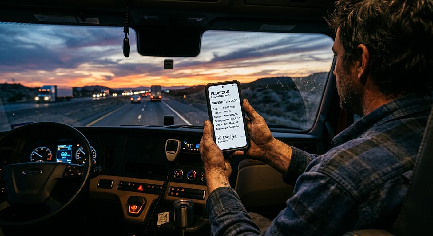 Hotshot Trucking Invoicing | Bill Loads Instantly From the Cab | VoiceInvoice