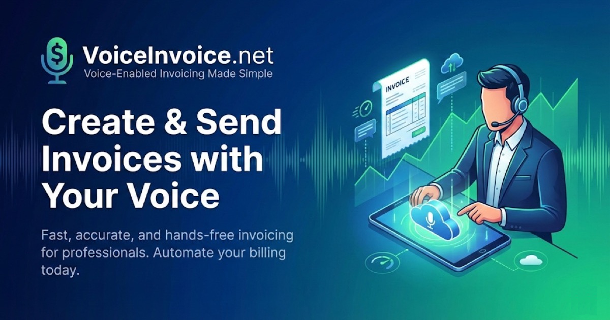 VoiceInvoice Screenshot